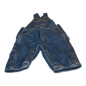 Baby Gap Lined Denim One-Piece Overalls Size 3-6 Months